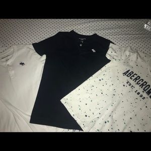 *3 ABERCROMBIE T-SHIRTS* - SIZE LARGE IN KIDS